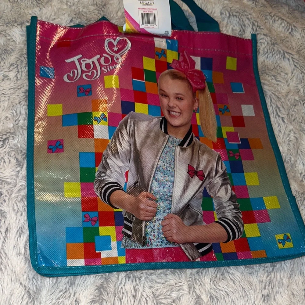 JoJo Siwa Reusable Tote Bag NWT